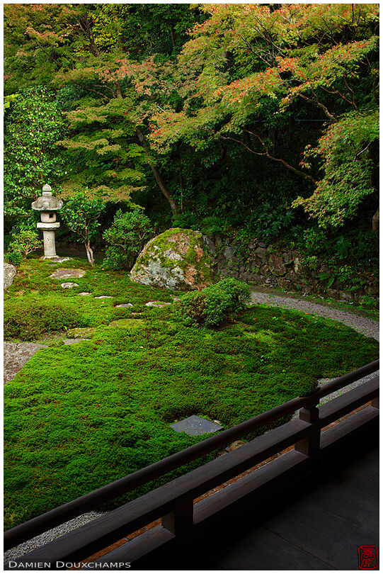 Moss garden with lantern, Nanzen-ji temple