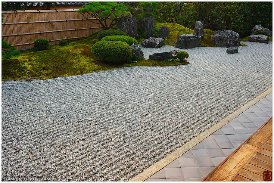 Rock garden in Korin-in temple