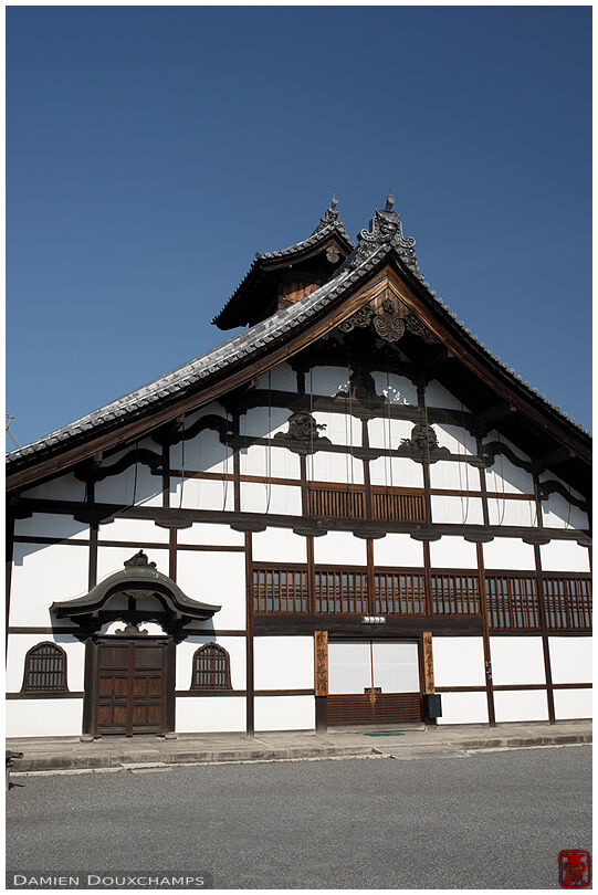 Traditional architecture of a temple building, Shokoku-ji temple