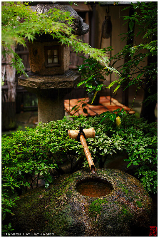 Tsukubai water basin, Sumiya house