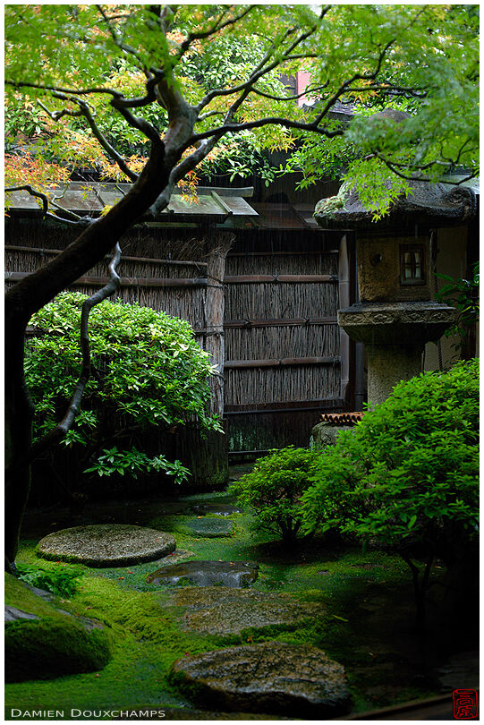 Inner garden, Sumiya house