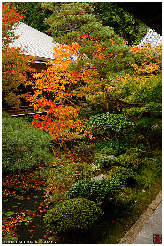 Inner zen garden, Eikan-do temple