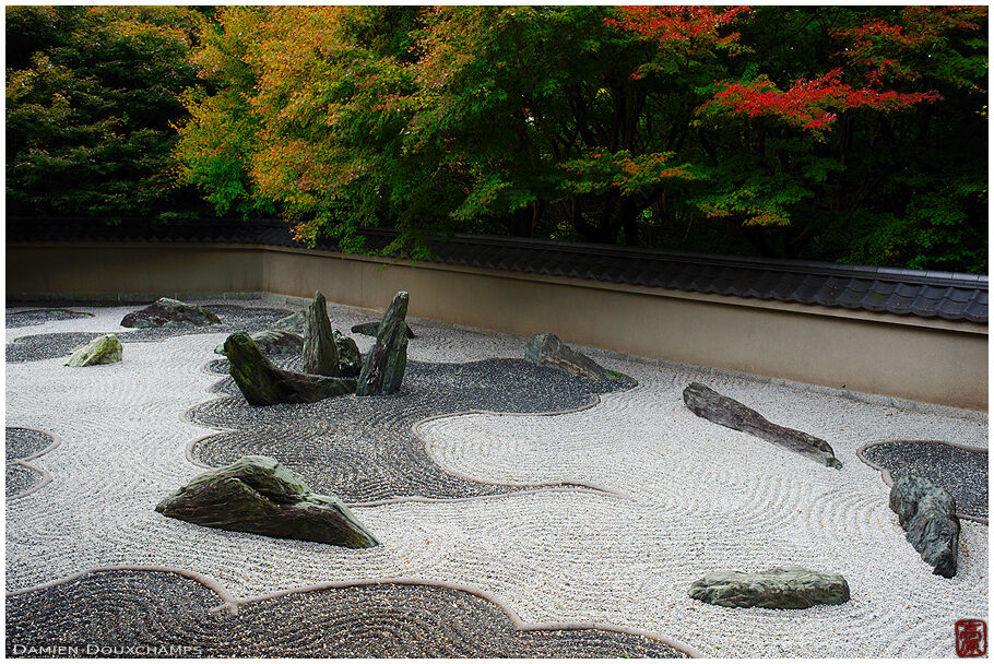 Rock garden, Ryogin-an temple