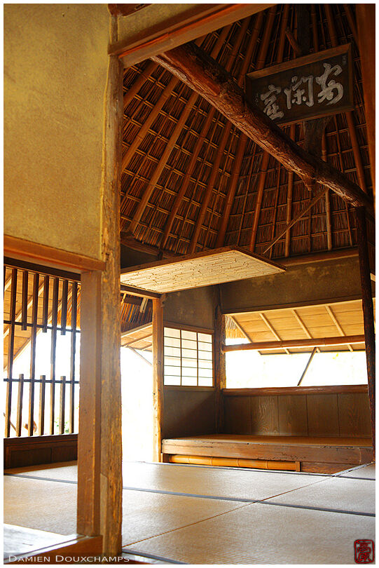 Inside a tea house, Kodai-ji temple