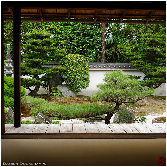 The Shigemori Mirei designed garden of Reiun-in temple in the Tofukuji complex, Kyoto, Japan
