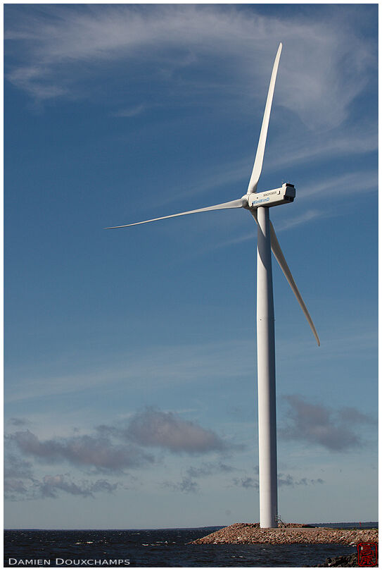 Wind turbine in Oulu, Finland