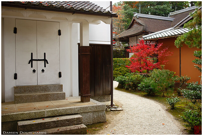 Kura store house on the grounds of the Shugakuin imperial villa, Kyoto, Japan