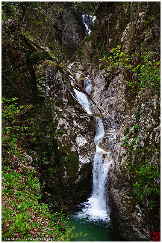 Waterfall along the Yatsubuchi falls hiking trail, Shiga, Japan