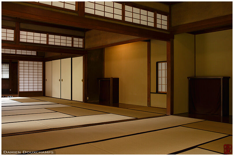 Traditional sukiya architecture in Watchu-an, Kyoto, Japan