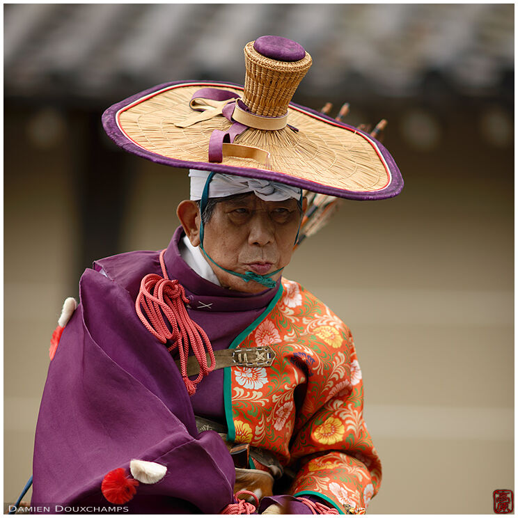 Mounted archer during the Jidai Festival, Kyoto, Japan