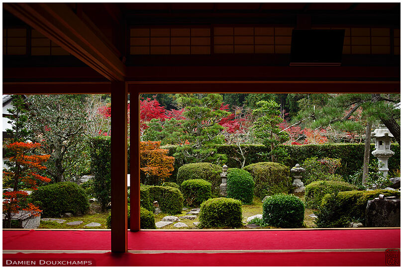 Daichi-ji temple front garden, Shiga, Japan