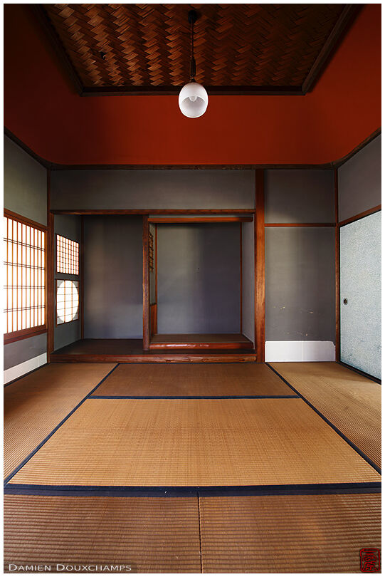 Tea room in the Shodensan-so villa, Kyoto