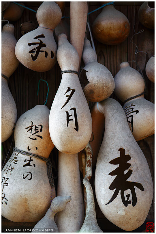 Carved calabash, Kyoto. 
