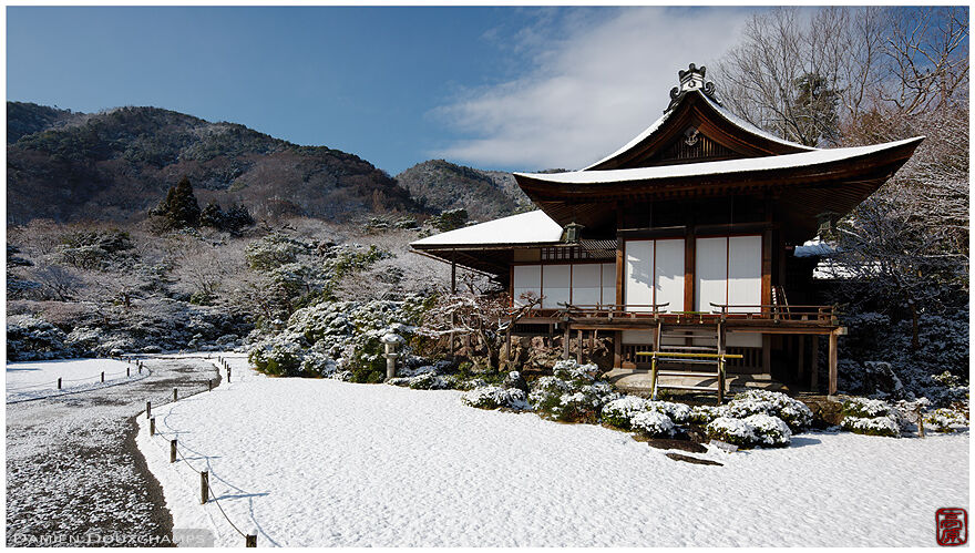 Winter in Okochi-sanso villa, Kyoto