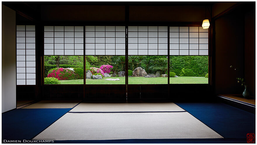 Tea room in Jonan-gu shrine gardens, Kyoto