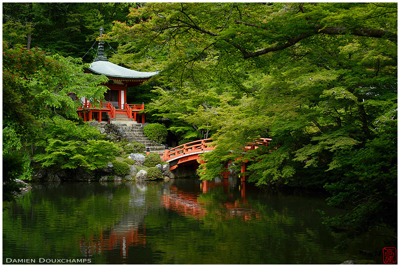 The Bentendo hall of Daigo-ji temple, one of the UNESCO world heritages of Kyoto