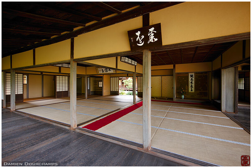 Jiko-in temple main hall and its traditional sukiya architecture, Nara, Japan