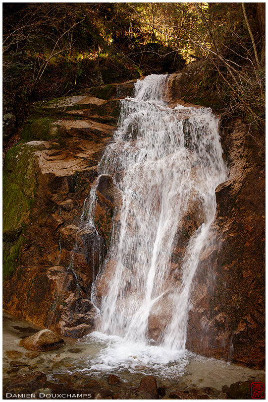 Waterfall near the old road village of Tsumago, Nagano prefecture, Japan