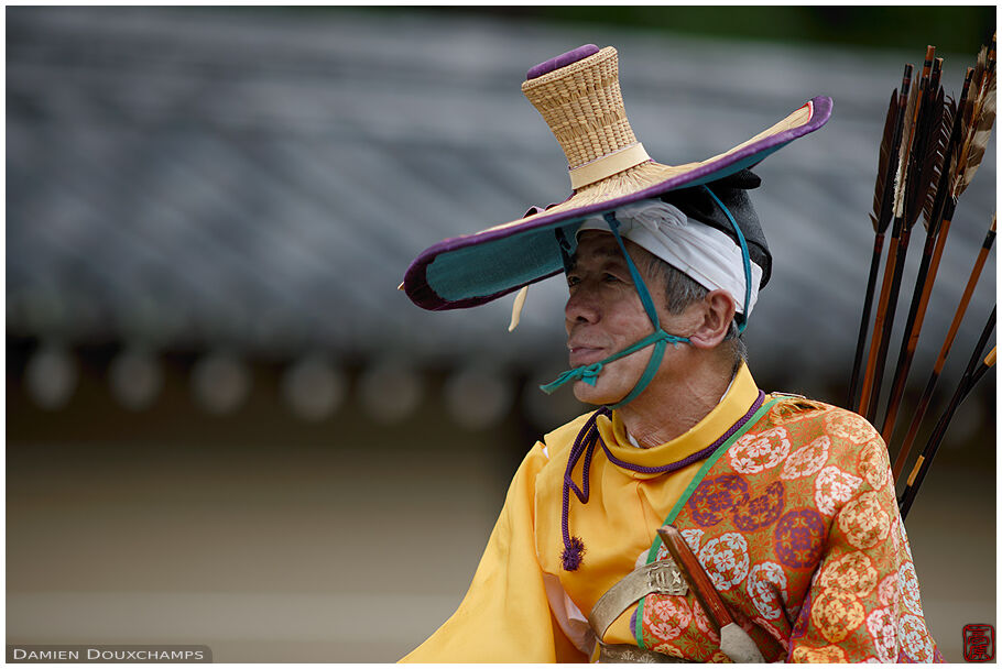 Mounted yabusame archer, Jidai festival, Kyoto, Japan, Asia