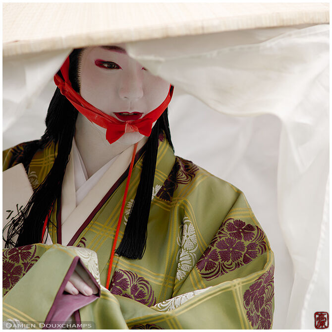 Concubine of the Fujiwara family, Jidai festival, Kyoto, Japan
