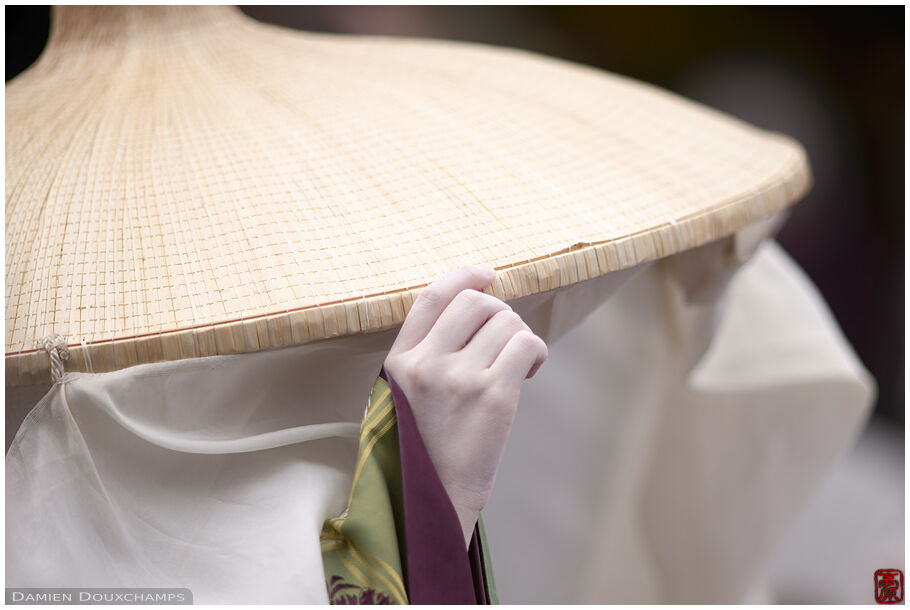 Thirteenth century poet Abutsuni, Jidai festival, Kyoto, Japan, Asia