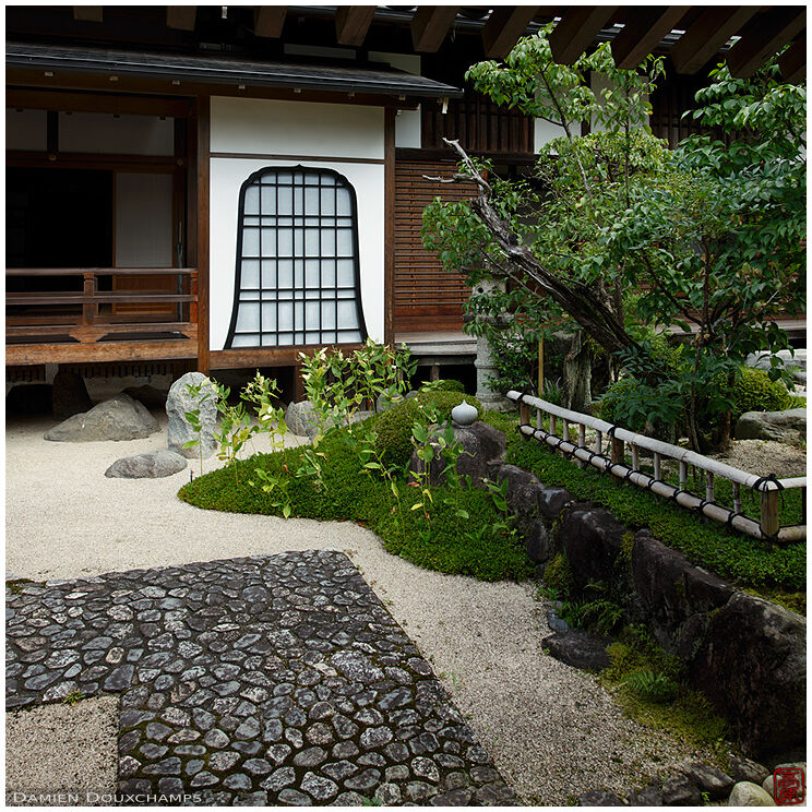 Rock and moss garden in Oka-dera temple, Nara, Japan