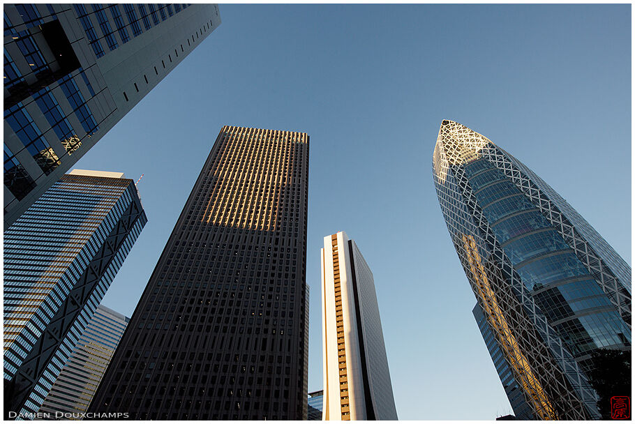 Skyscrapers in the business district of Shinjuku, Tokyo, Japan