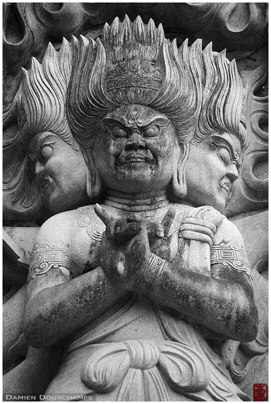 Buddhist deity statue, Shippo-ji temple, Osaka, Japan