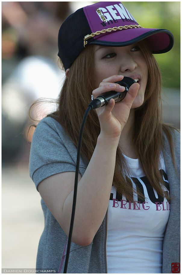 Girl singing