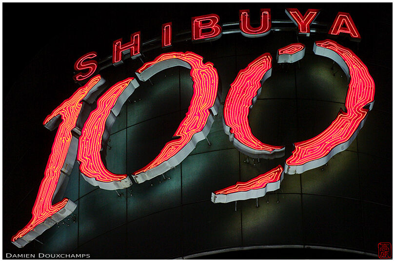 Shibuya 109 neon sign