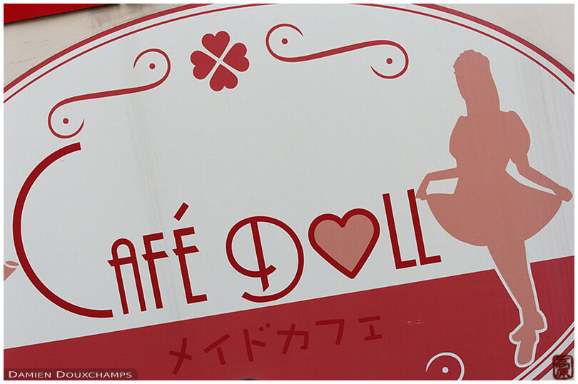 Cafe Doll, yet another maid cafe in Den Den Town