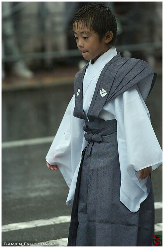 Kid in traditional dress