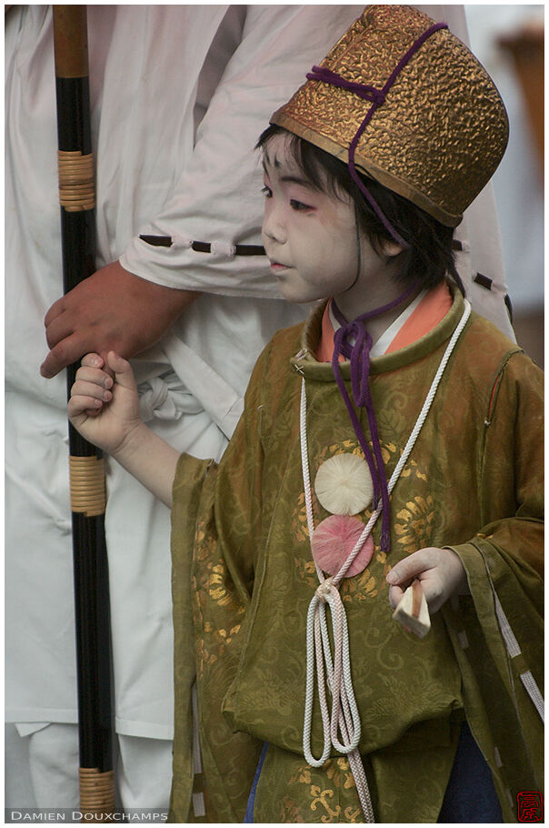 Kid in traditional dress