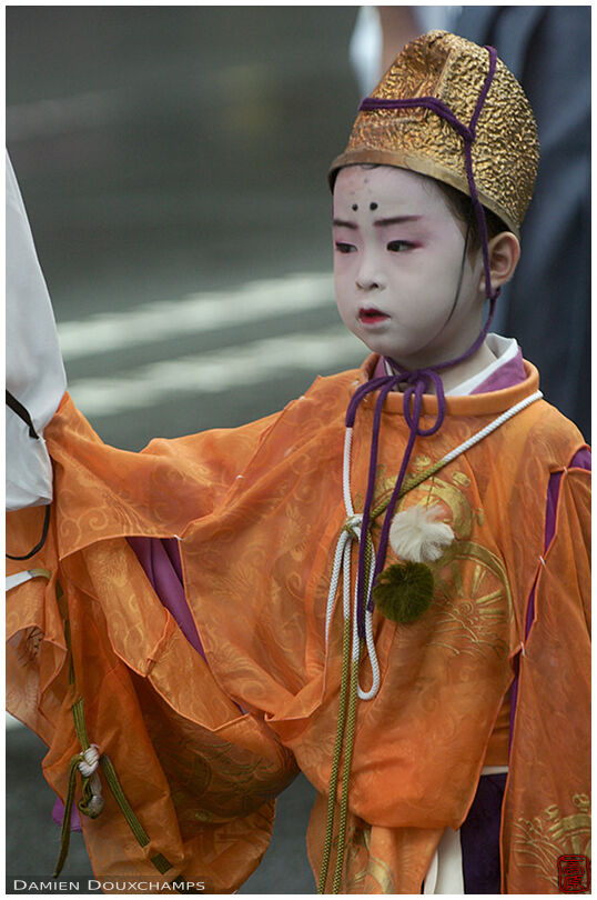 Kid in traditional dress