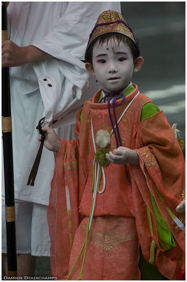 Kid in traditional dress