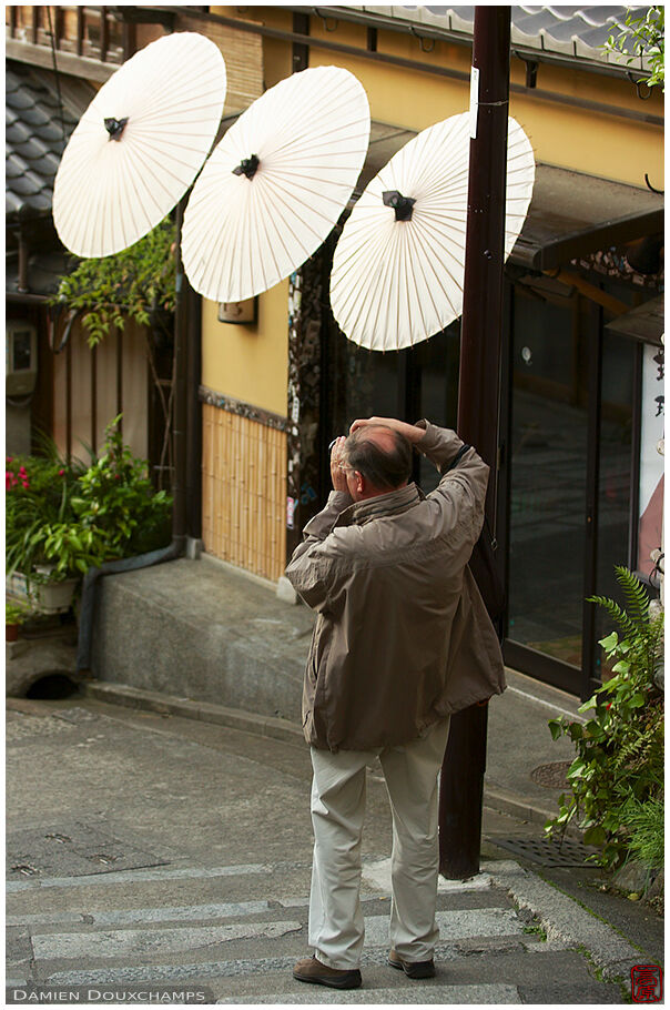 Photographer in the old district