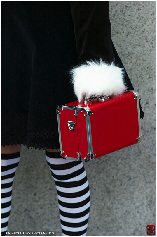 Little red suitcase