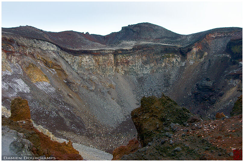 The caldera, looking north