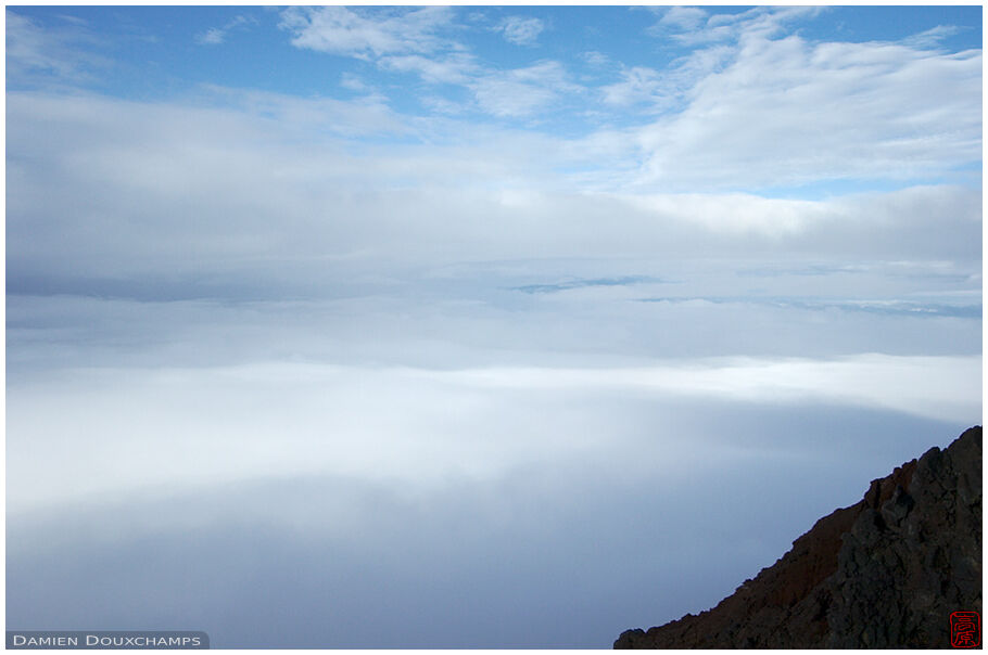 A sea of clouds