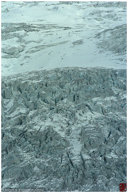 Cracks on the Glacier de Ferpecle