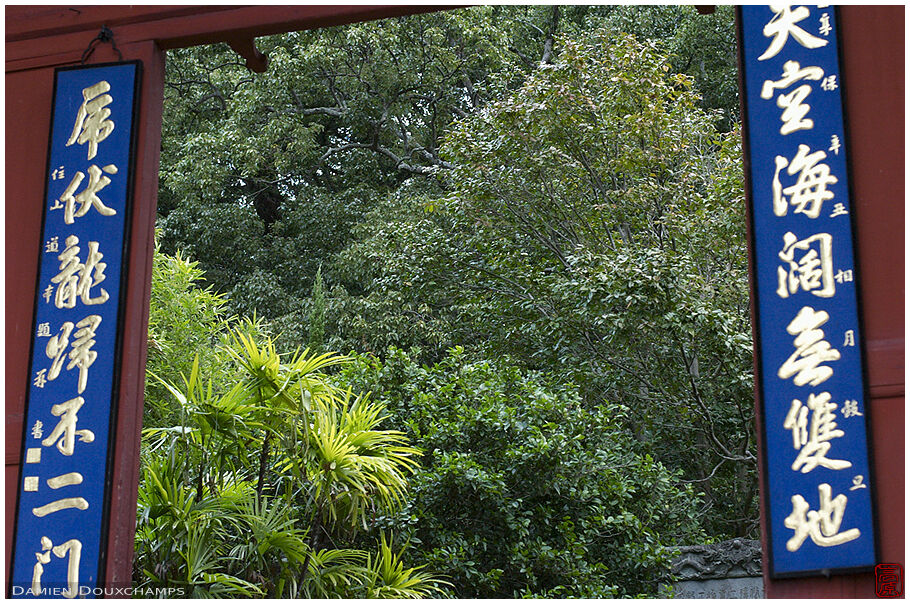 Main gate to greenery