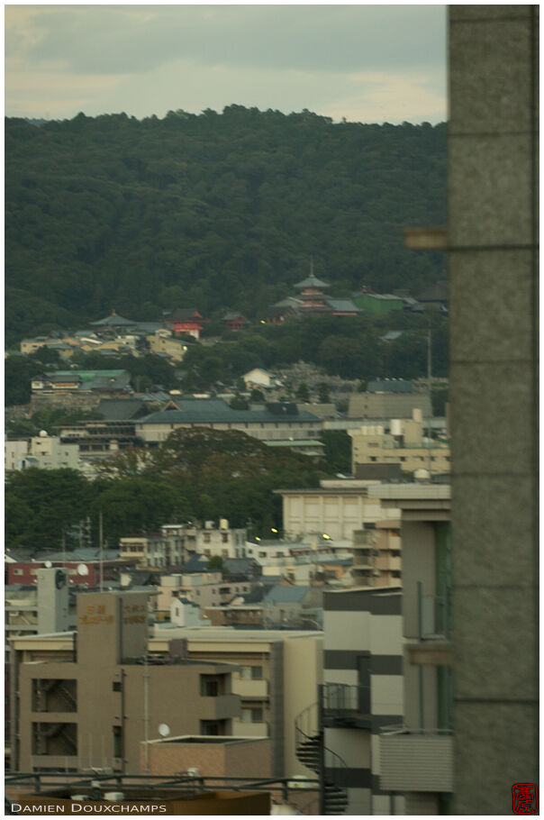 Kiyomizudera from Kyoto Station