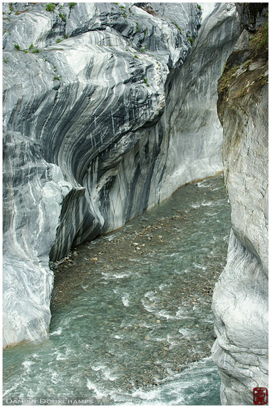 The bottom of the gorges