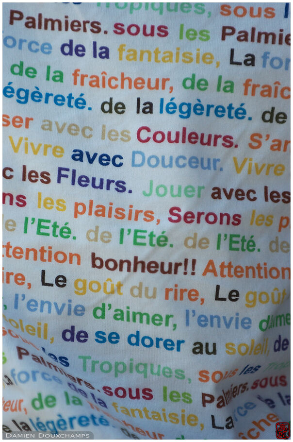 Colourful spring T-Shirt, en francais s'il vous plait