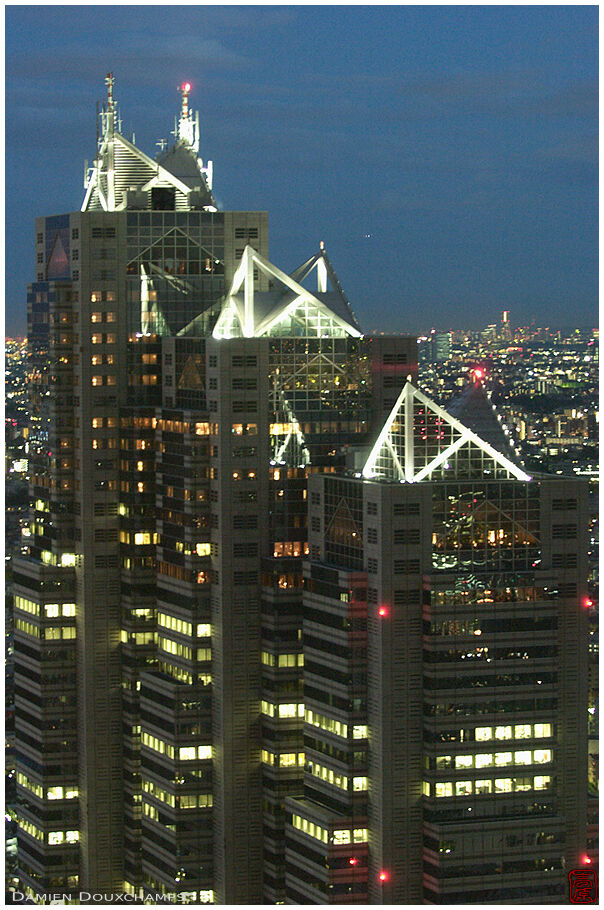 Building at night in Shinjuku