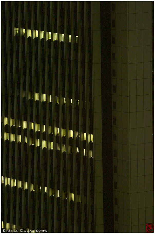 Building at night in Shinjuku